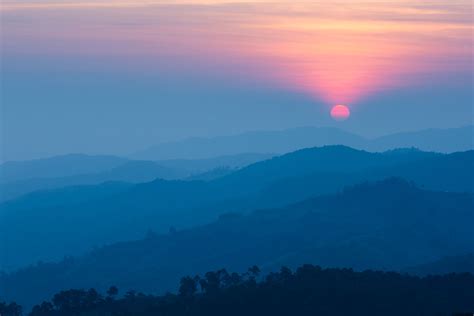 Misty Mountain Sunrise Northern Thailand Kwyphotography Photography