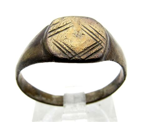 Ancient Roman Bronze Legionary Ring With Decoration On Catawiki