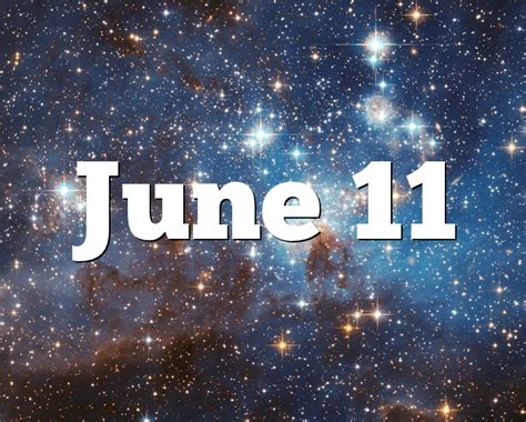 June 11 Horoscope