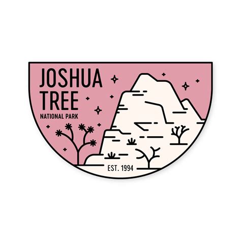 Joshua Tree National Park Sticker Fell