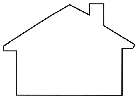 House Outline Template Amazing Ideas 9 On House Simple Home Design