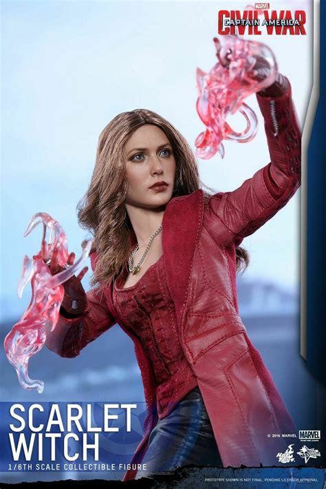 Hot Toys Mms370 Scarlet Witch Wanda 16 Captain America Civil War
