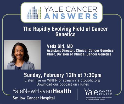 Yale Cancer Center On Twitter At 730pm On Yale Cancer Answers Dr