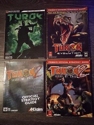 Turok Turok Seeds Of Evil Turok Evolution Strategy Guide Lot Xbox