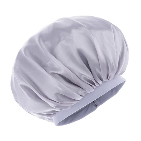 Elastic Satin Bonnet Silky Sleep Cap Adjustable For Night Sleeping Hair