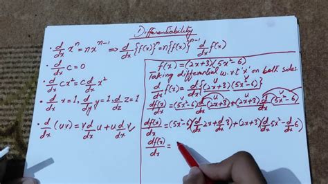 Introduction To Differentiability How To Solve Derivatives Part 3