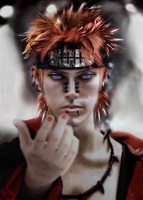 Naruto Confira Esta Arte Super Realista Impressionante Do Pain