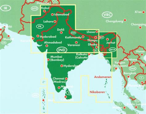 maps road maps atlases india nepal bangladesh bhutan sri lanka maldives