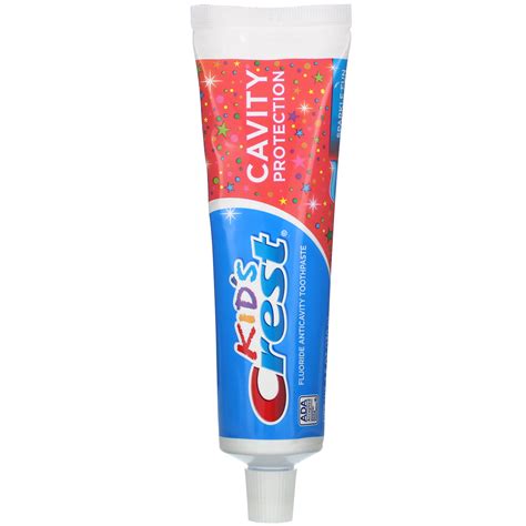 Crest Kids Fluoride Anticavity Toothpaste Sparkle Fun 46 Oz 130 G