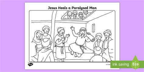 Loudlyeccentric 35 Jesus Heals The Paralyzed Man Coloring Pages