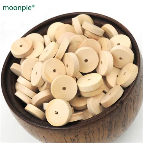 Buy 100pcs 154mm Wood Blanks Flat Wooden Beads