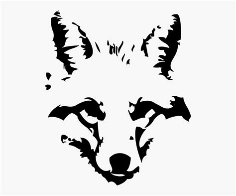 Fox Face Vector Animated Silver Fox  Free Transparent Clipart