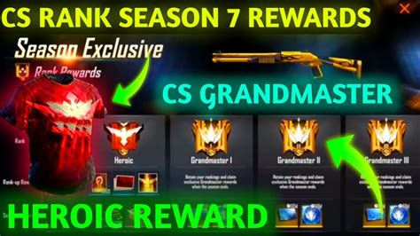 Clash Squad Rank Season 7 Rewards How To Reach Grandmaster In Cs Rank