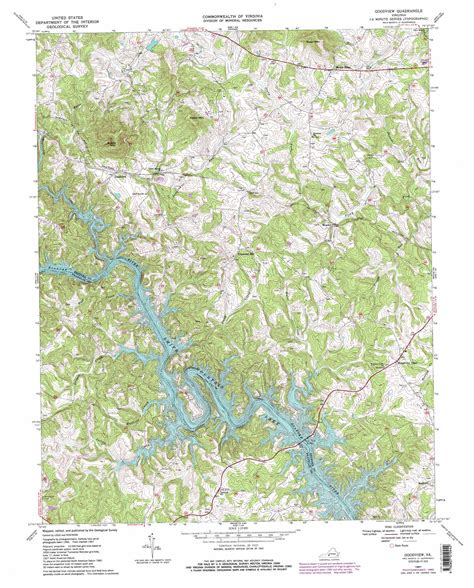 Goodview Topographic Map 124000 Scale Virginia