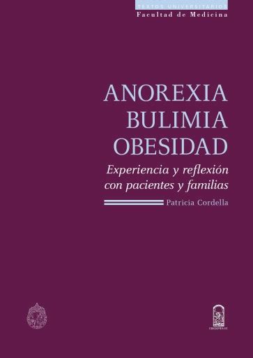 Anorexia Bulimia Y Obesidad Tienda Digital De Ediciones Uc