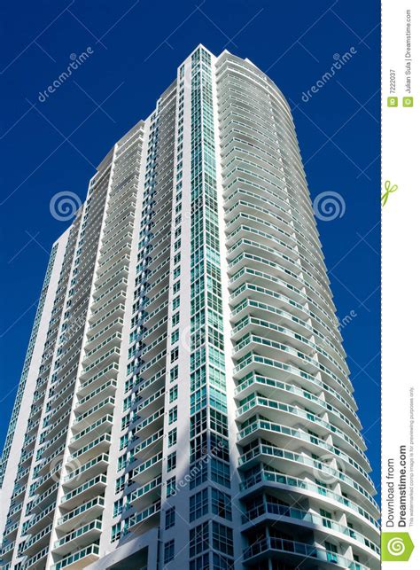 Usa flat icon, american line banner. High Rise Miami Building Royalty Free Stock Photography ...