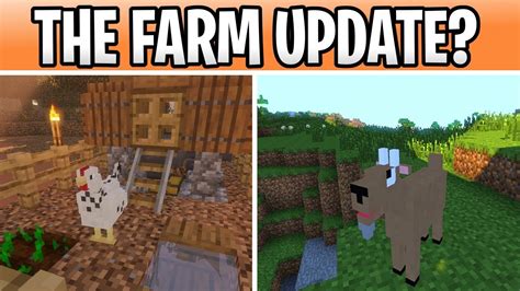 Minecraft 1.16 The Farm Update? Goats, Barns & Chicken ...
