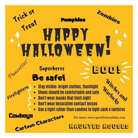 Halloween Safety Tips Quest For Health Kc Halloween Safety Tips