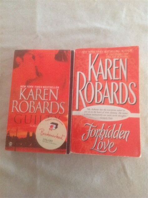 2 Book Lot Historical Romance Karen Robards Forbidden Love And Guilty Ebay