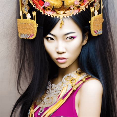 Beautiful Asian Woman In Jewels · Creative Fabrica