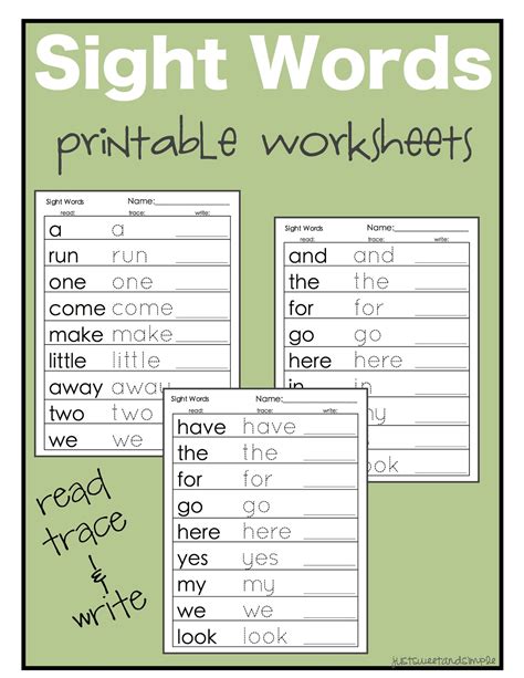 Just Sweet And Simple Preschool Practice Printable Color And Question
