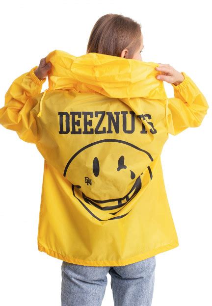 Deez Nuts Crooked Smile Gold Windbreaker Impericon Uk