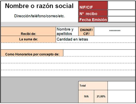 Modelo Recibo De Pago Word Financial Report