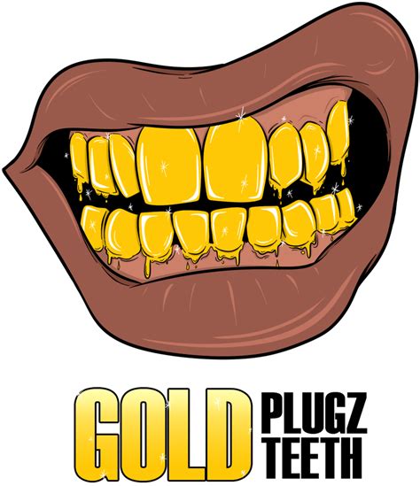 Cartoon Gold Teeth Png - Free Logo Image png image