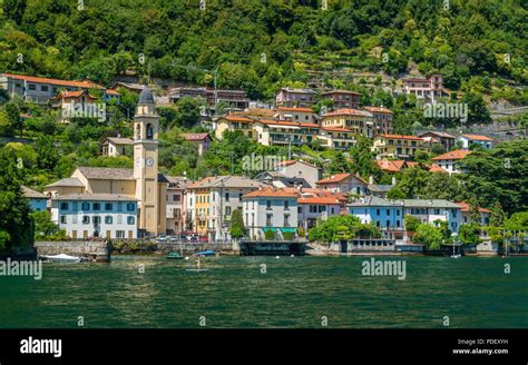 Scenic Sight In Laglio Lake Como Lombardy Italy Stock Photo Alamy
