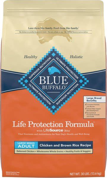 Blue Buffalo Life Protection Formula Large Breed Adult Chicken And Brown
