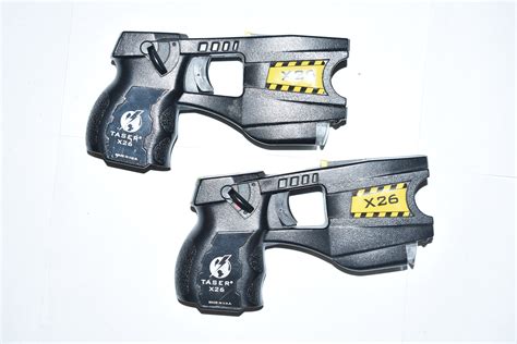 2 X26 Hand Held Tasers With No Batteries Auction Id 18513287 End