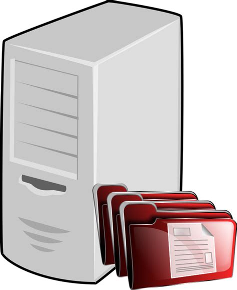 Free Clipart Document Management Server Ujmoser