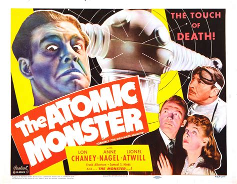 The Atomic Monster Vintage 1940s Movie Posters