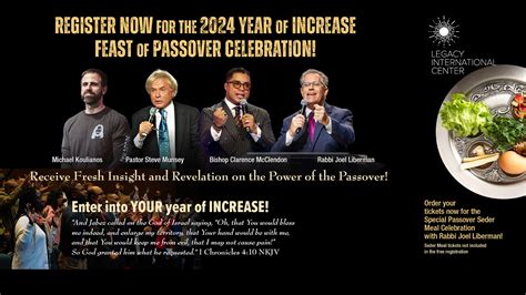 Feast Of Passover Celebration 2024 Morris Cerullo World Evangelism United Kingdom