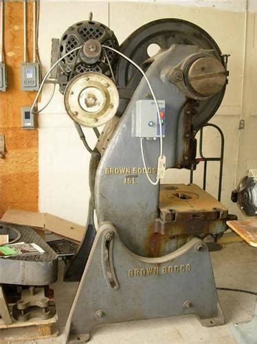 Brown And Boggs 7 Ton Punch Press