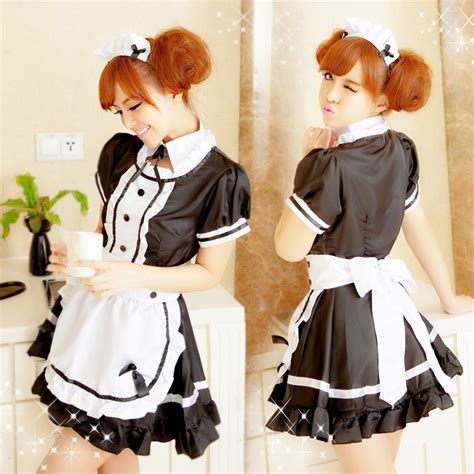 2016 New Fashion Sexy Women Costumes Maid Uniforms Sexy Lingerie Lolita