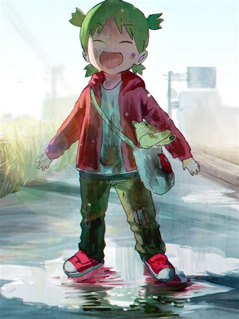 Download 1536x2048 Yotsuba Koiwai Green Hair Cute Smiling Anime Kid Wallpapers For Apple