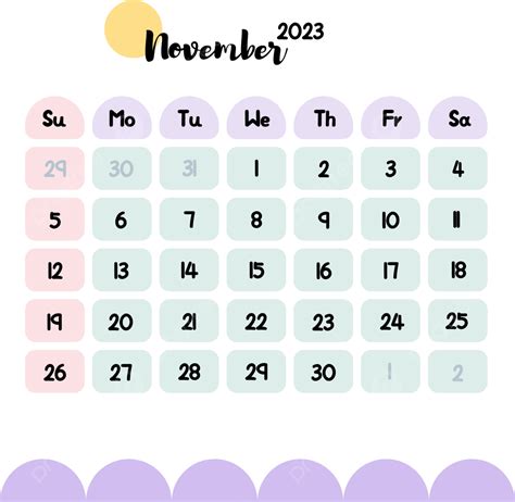 Gambar Kalender November 2023 Lucu Dan Minimalis November Kalender
