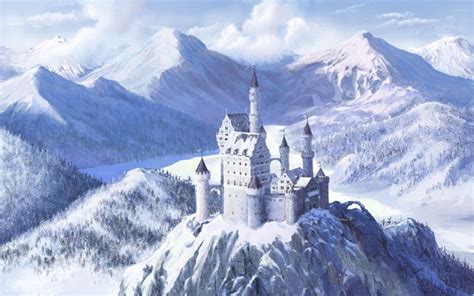 Castles Snow Castle Fantasy Castle Castle