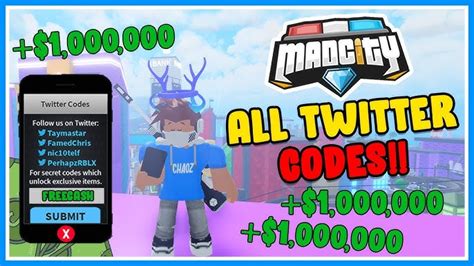 Plus zoo and princess update! Free download All Working Codes In Mad City Roblox Latest ...