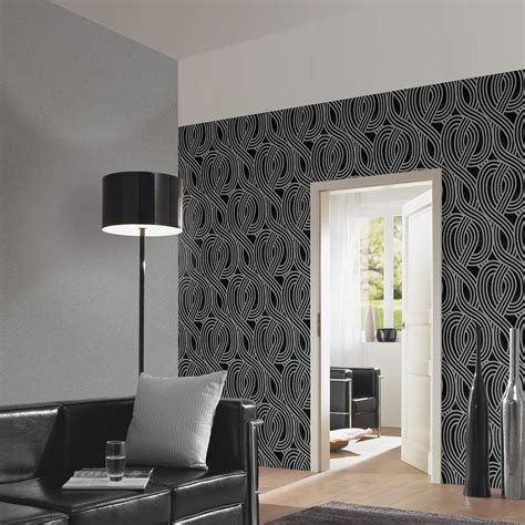 Grey And Silver Wallpaper Living Room Homebase Wallpaper