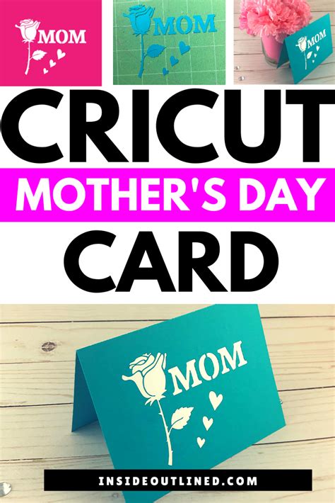 Cricut Mothers Day Card Insideoutlined
