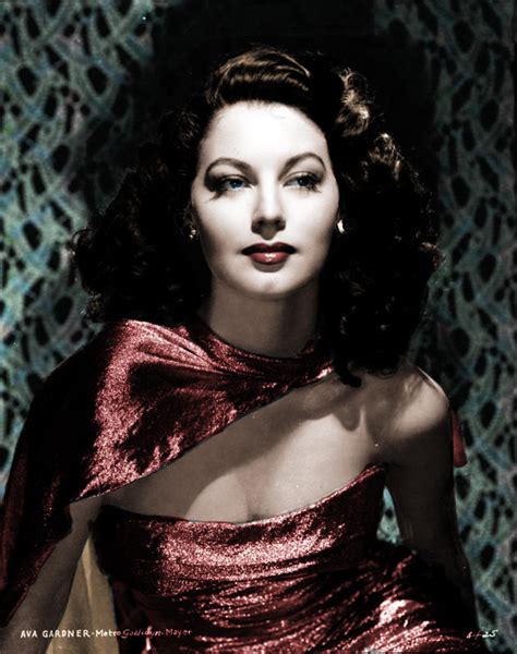 Ava Gardner Red Dress Colorize By Ajax1946 On Deviantart