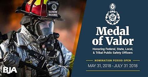 Honor A Public Safety Officer For The Medal Of Valor See How Multi