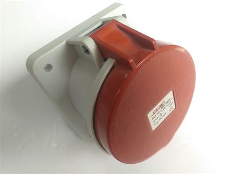 Plastic Pa Industrial 3 Phase Plug And Socket Screwless Type Uv Resistant