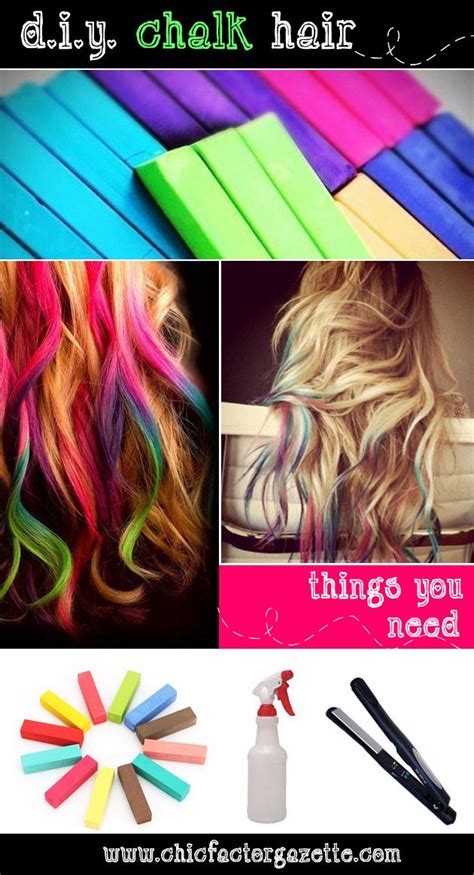How To Use Hair Chalk On Blonde Hair