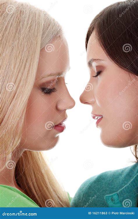 Female Lovers Kissing Stock Photography CartoonDealer Com 31883852
