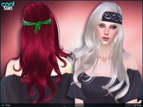 Kiss Hair By Anto At Tsr Sims 4 Updates