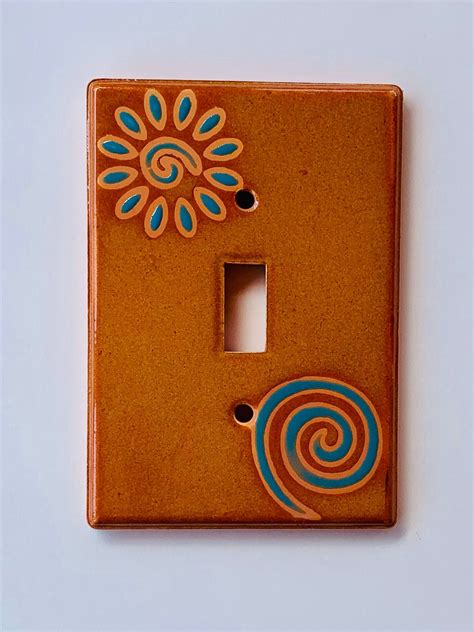 Decorative Light Switch Cover Wall Switch Plates Painted Etsy