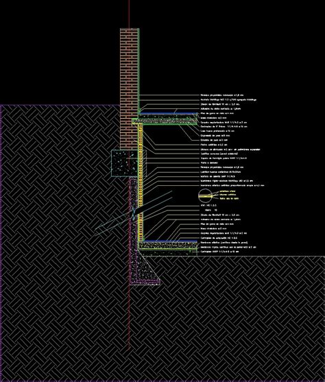 Foundation Abutment Wall Details Dwg Detail For Autocad • Designs Cad